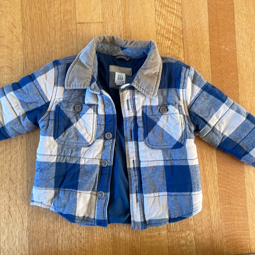 Baby Gap thick flannel fall jacket